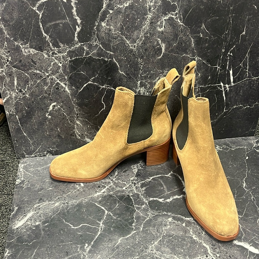 Steve Madden Rhiannon Leather Chelsea Boots Size 8